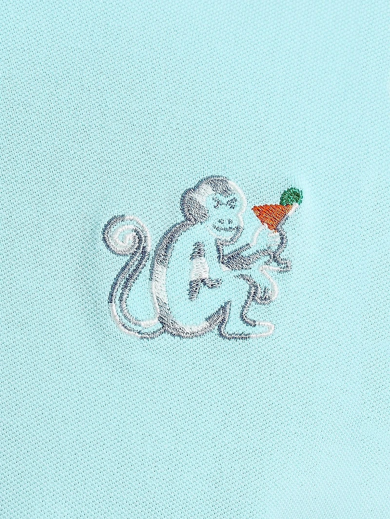 Monkey Business Stretch-Cotton Polo Shirt