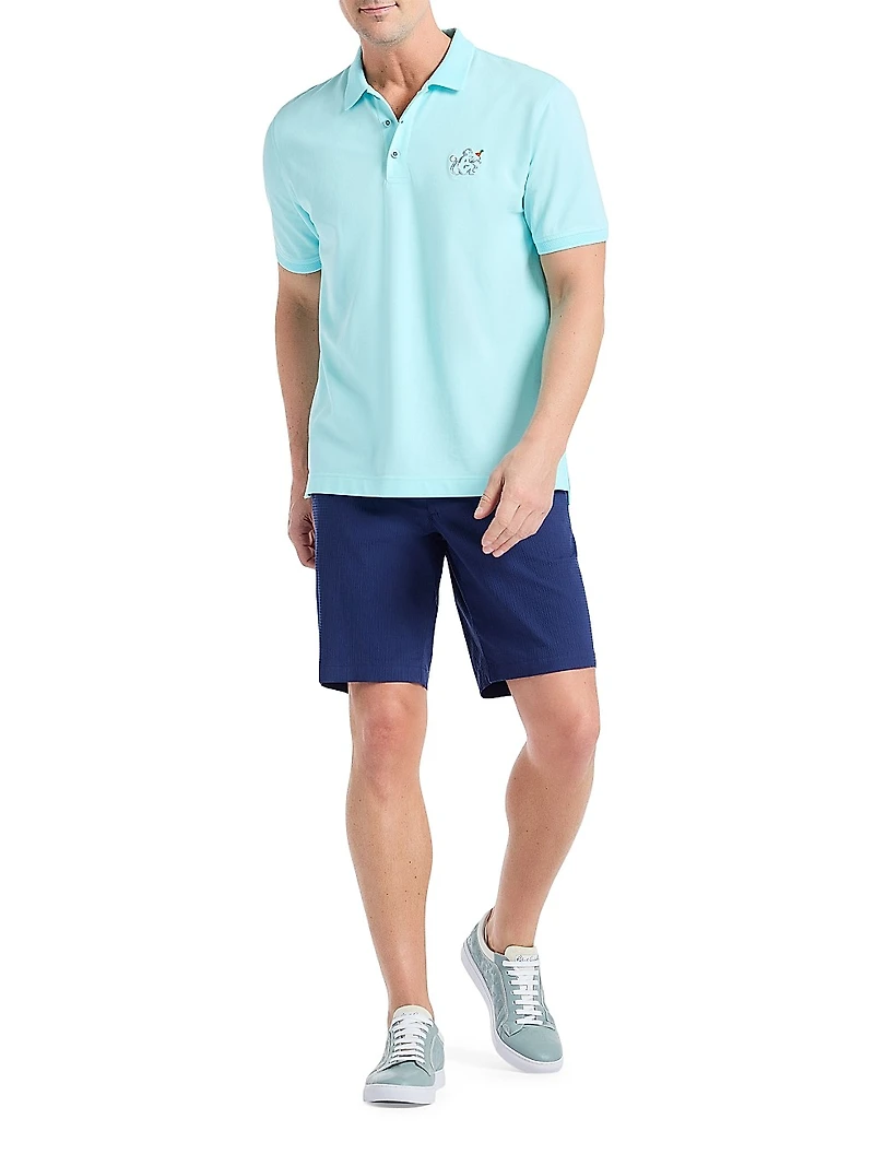 Monkey Business Stretch-Cotton Polo Shirt