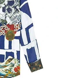 Shafik's Graphic Silk Shirt
