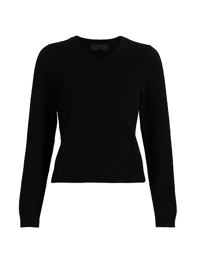 Tabbie Cashmere V-Neck Sweater