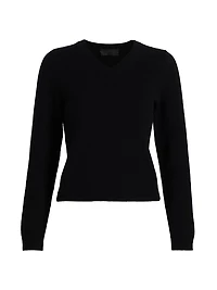 Tabbie Cashmere V-Neck Sweater