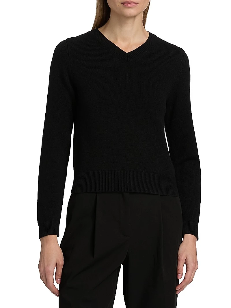 Tabbie Cashmere V-Neck Sweater