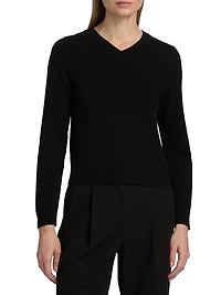 Tabbie Cashmere V-Neck Sweater