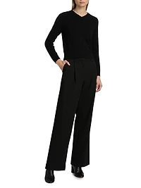 Tabbie Cashmere V-Neck Sweater