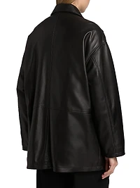 Cordel Leather Coat