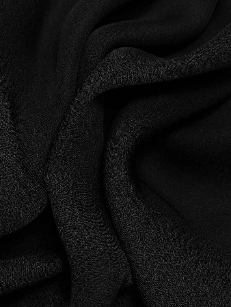 Janese Silk Tieneck Blouse