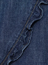 Marcela Denim Ruffled Shirt