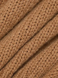 Shagan Camel Hair V-Neck Sweater