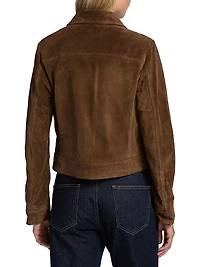 Susannah Suede Trucker Jacket