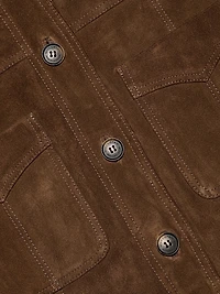 Susannah Suede Trucker Jacket