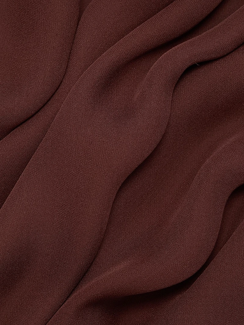 Revi Silk Button-Front Blouse