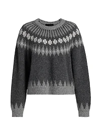 Alena Alpaca Fair Isle-Style Sweater