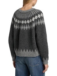 Alena Alpaca Fair Isle-Style Sweater