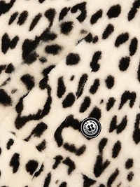 Crystal Leopard Print Duster Coat