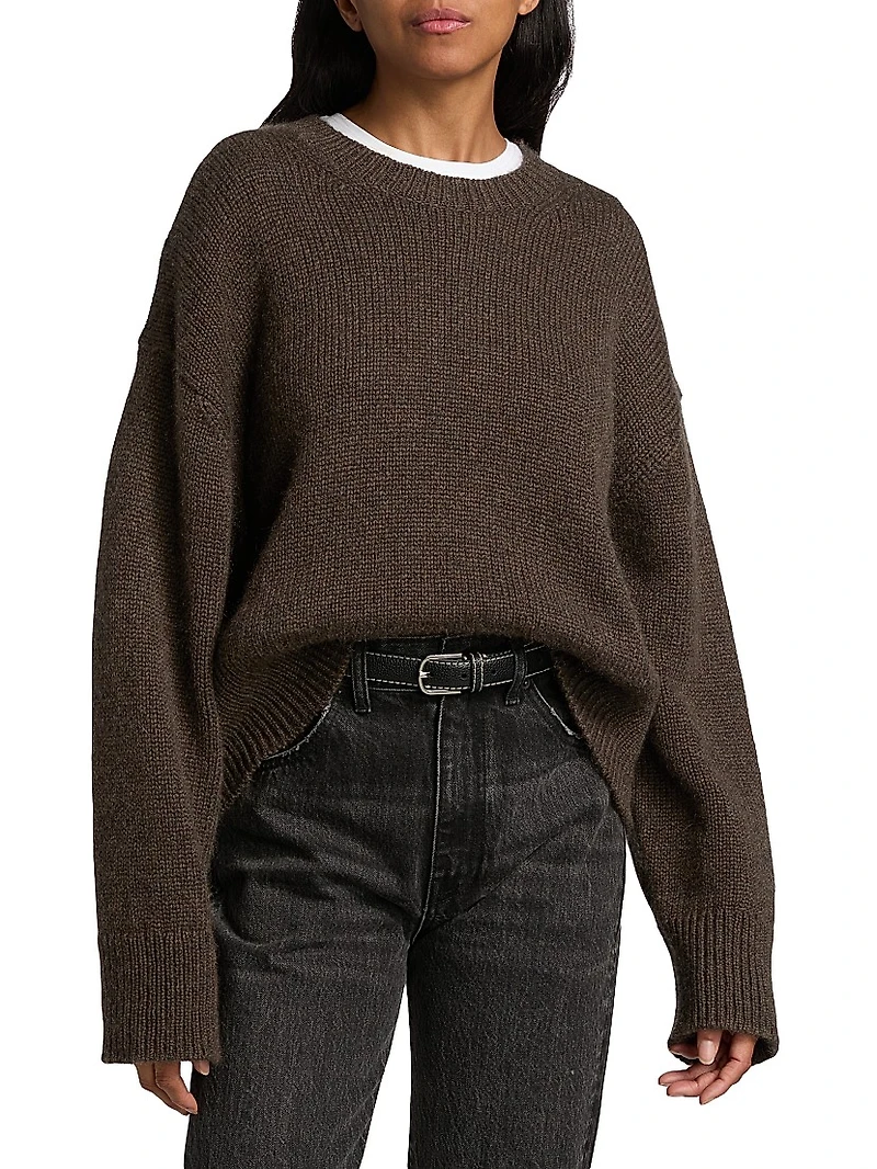 Anisa Cashmere Crewneck Sweater