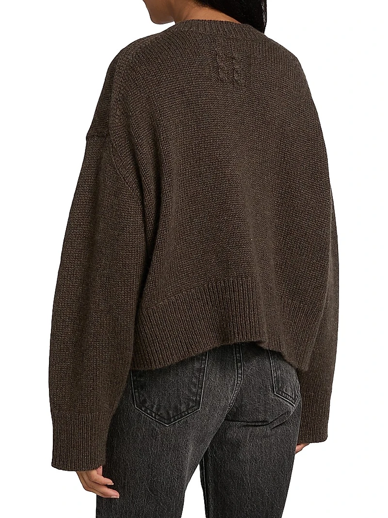 Anisa Cashmere Crewneck Sweater