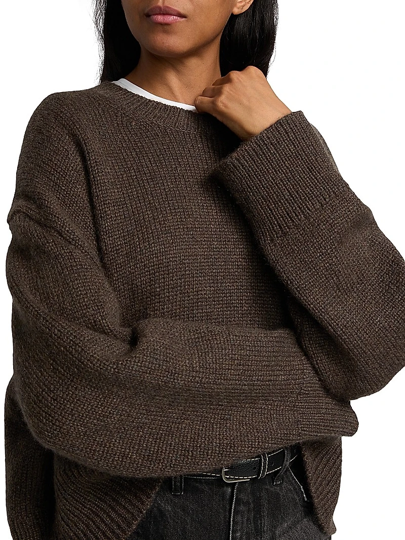 Anisa Cashmere Crewneck Sweater