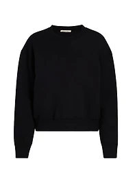 Gortana Cotton Crewneck Sweatshirt
