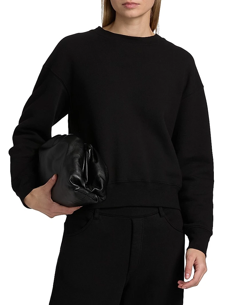Gortana Cotton Crewneck Sweatshirt