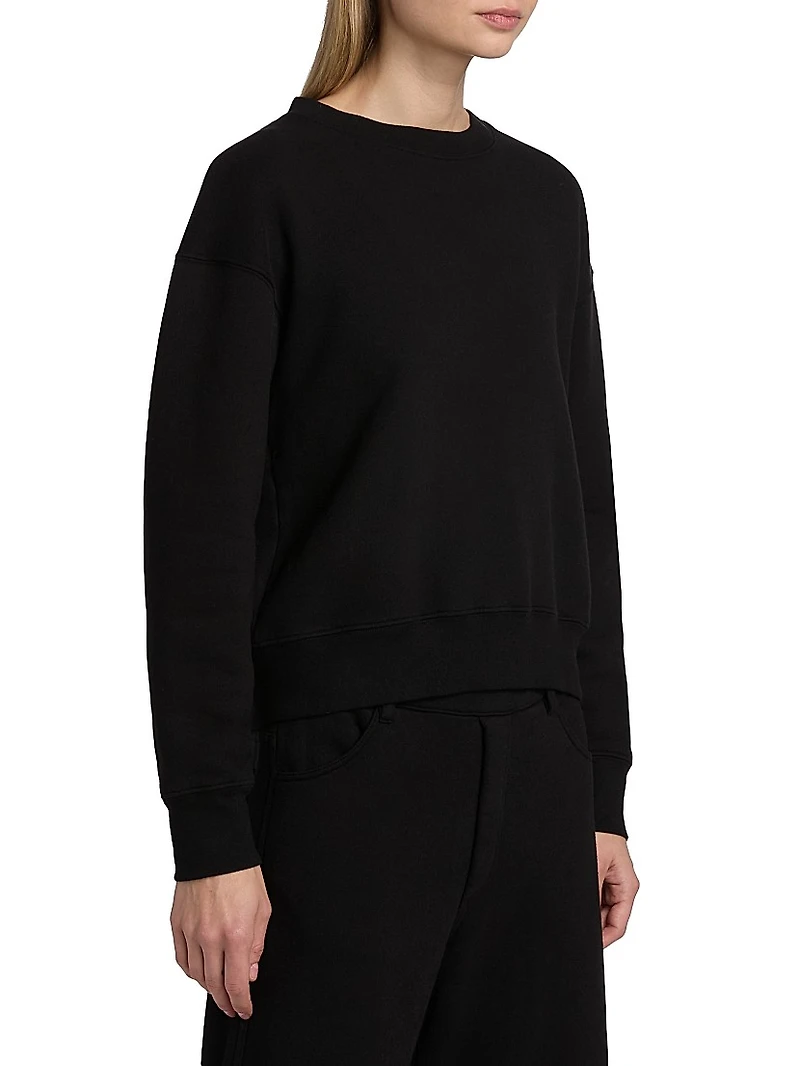 Gortana Cotton Crewneck Sweatshirt