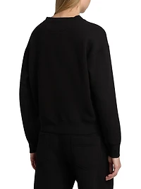 Gortana Cotton Crewneck Sweatshirt