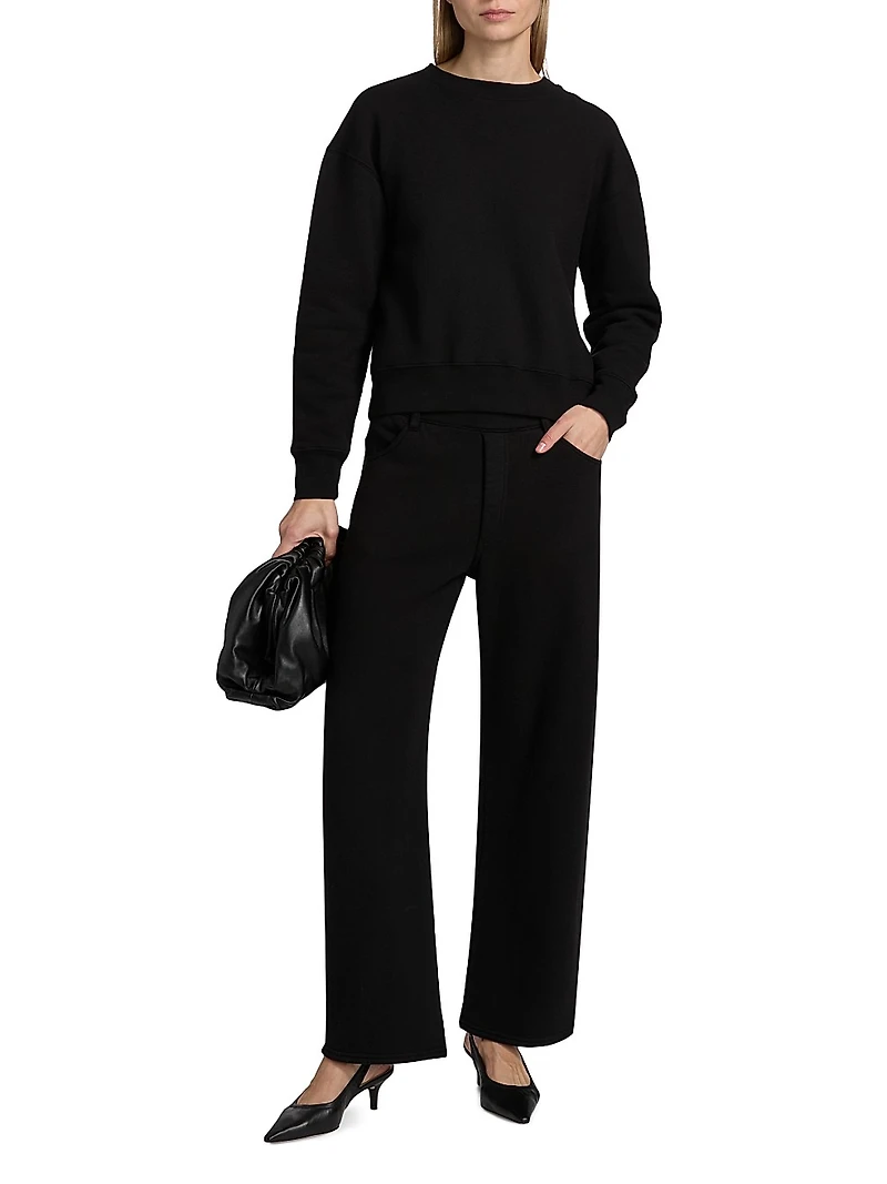Gortana Cotton Crewneck Sweatshirt