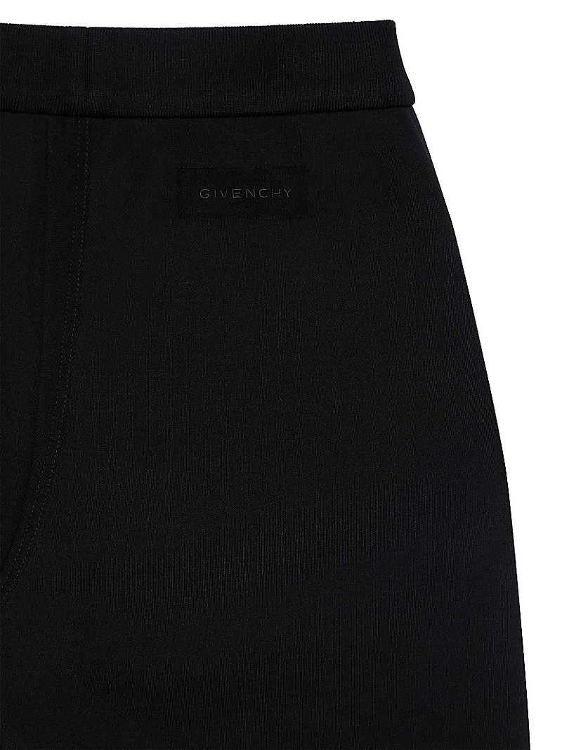 Jogger Pants Leather and Wool