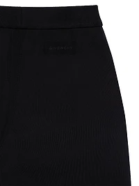 Jogger Pants Leather and Wool