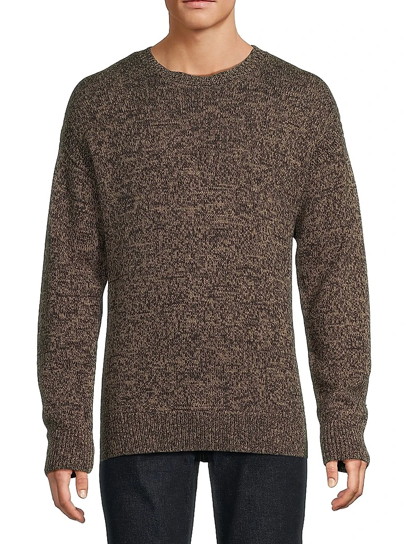 Bryce Cotton-Blend Crewneck Sweater