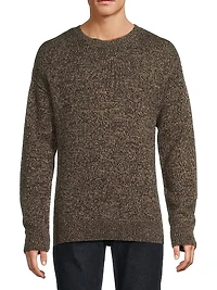 Bryce Cotton-Blend Crewneck Sweater