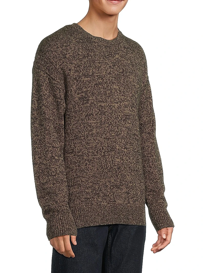 Bryce Cotton-Blend Crewneck Sweater