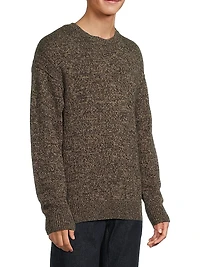 Bryce Cotton-Blend Crewneck Sweater