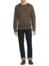 Bryce Cotton-Blend Crewneck Sweater