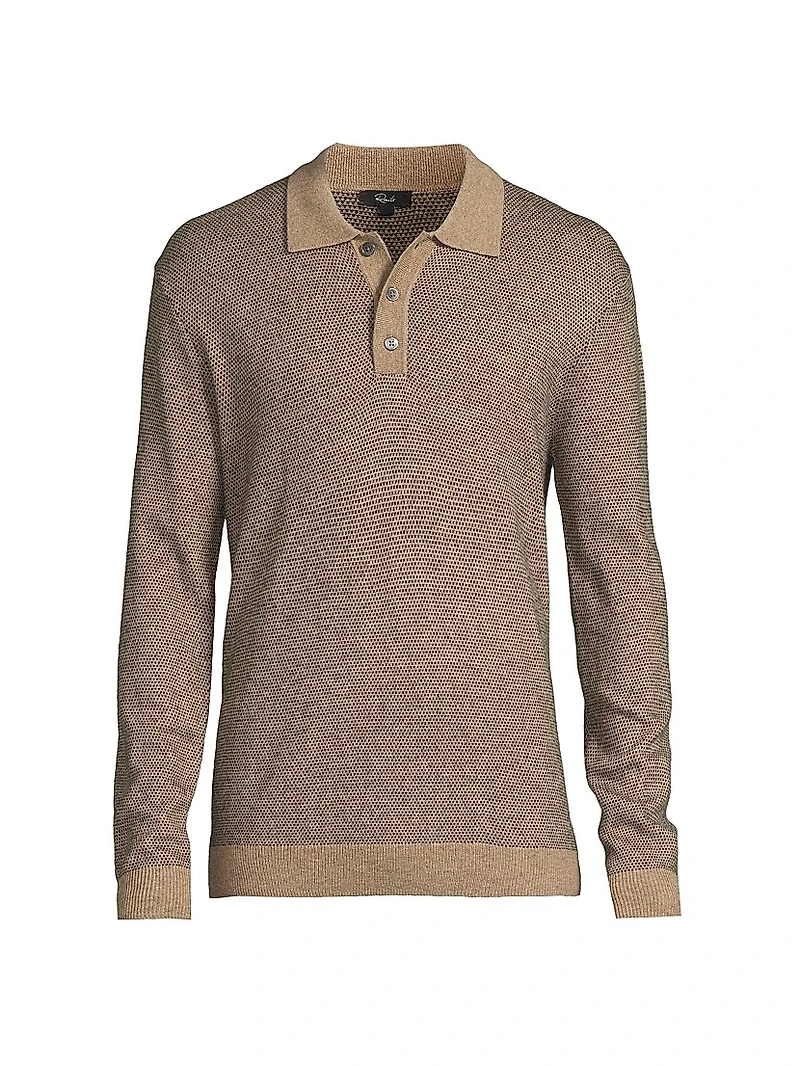 Anders Wool-Blend Polo Sweater