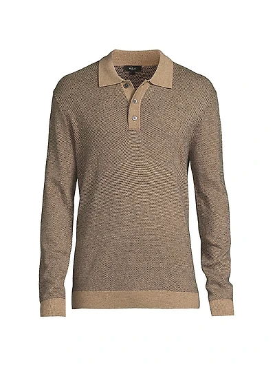 Anders Wool-Blend Polo Sweater
