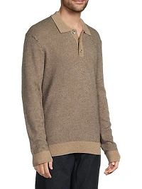 Anders Wool-Blend Polo Sweater