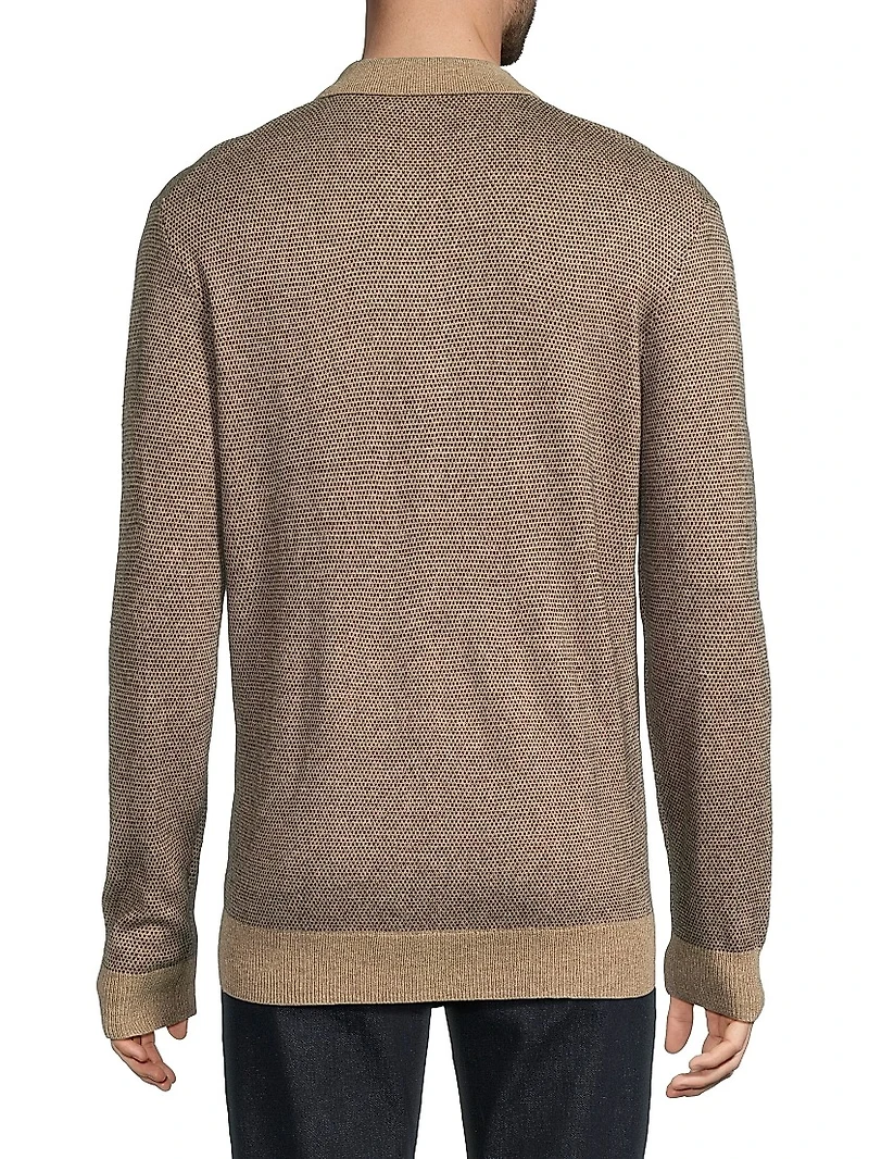 Anders Wool-Blend Polo Sweater