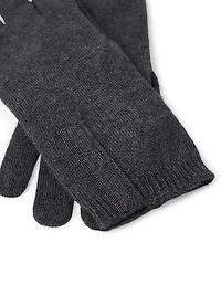 Cashmere Knit Gloves with Monili