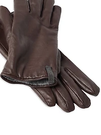 Nappa Leather Gloves with Monili