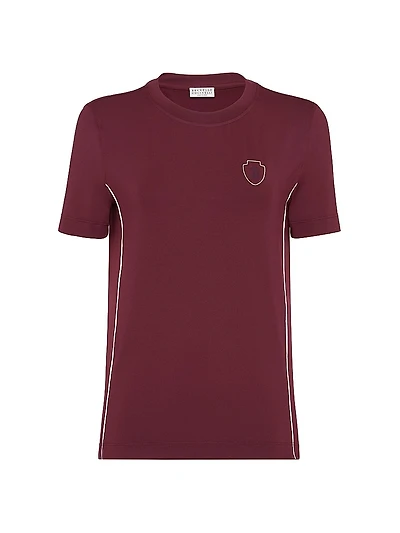 Techno Jersey T-Shirt with Logo