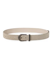 Suede Belt with Monili