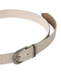 Suede Belt with Monili