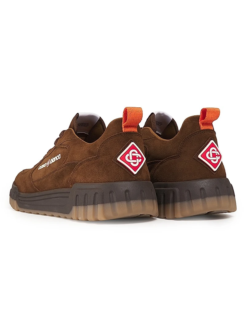 Court Low-Top Suede Sneakers