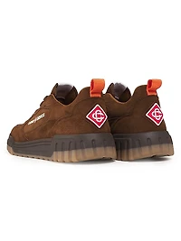 Court Low-Top Suede Sneakers