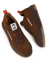 Court Low-Top Suede Sneakers