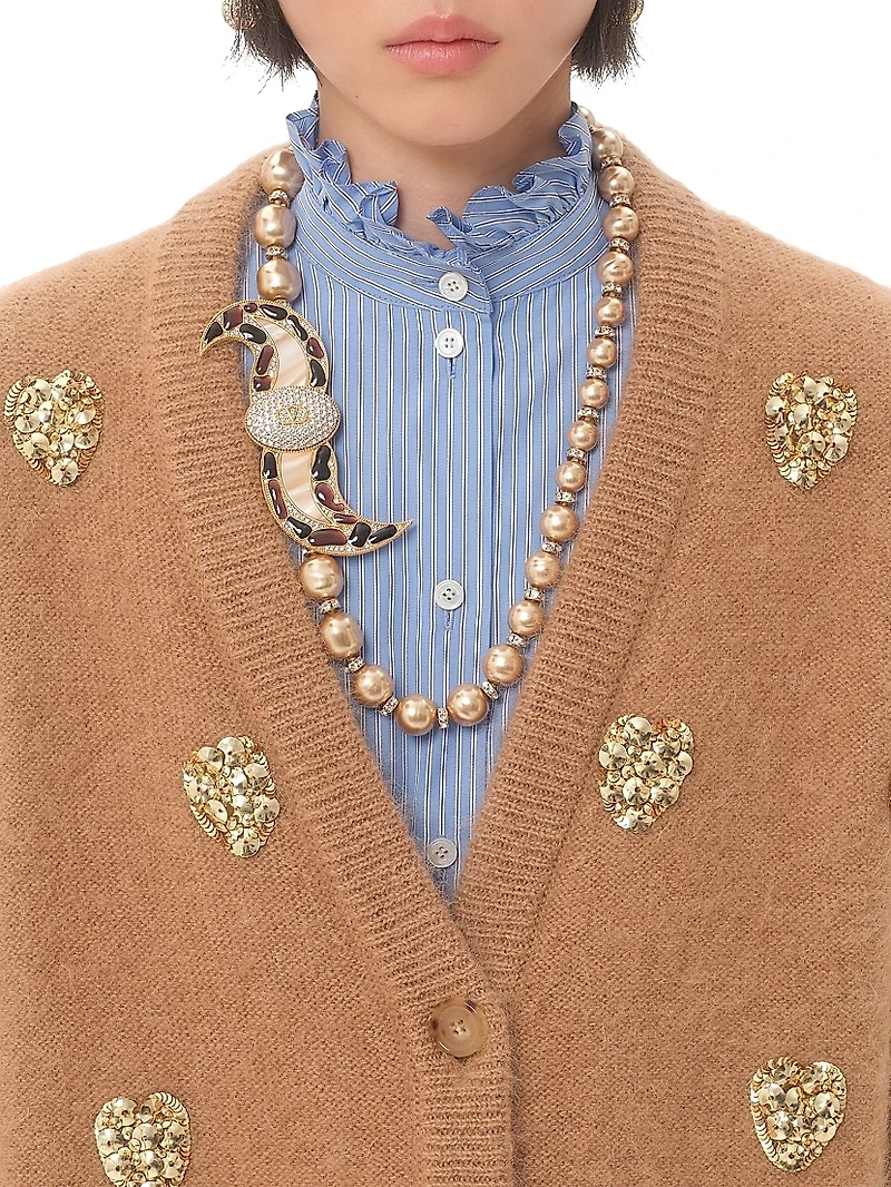 Embroidered Cardigan