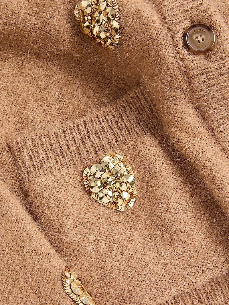 Embroidered Cardigan