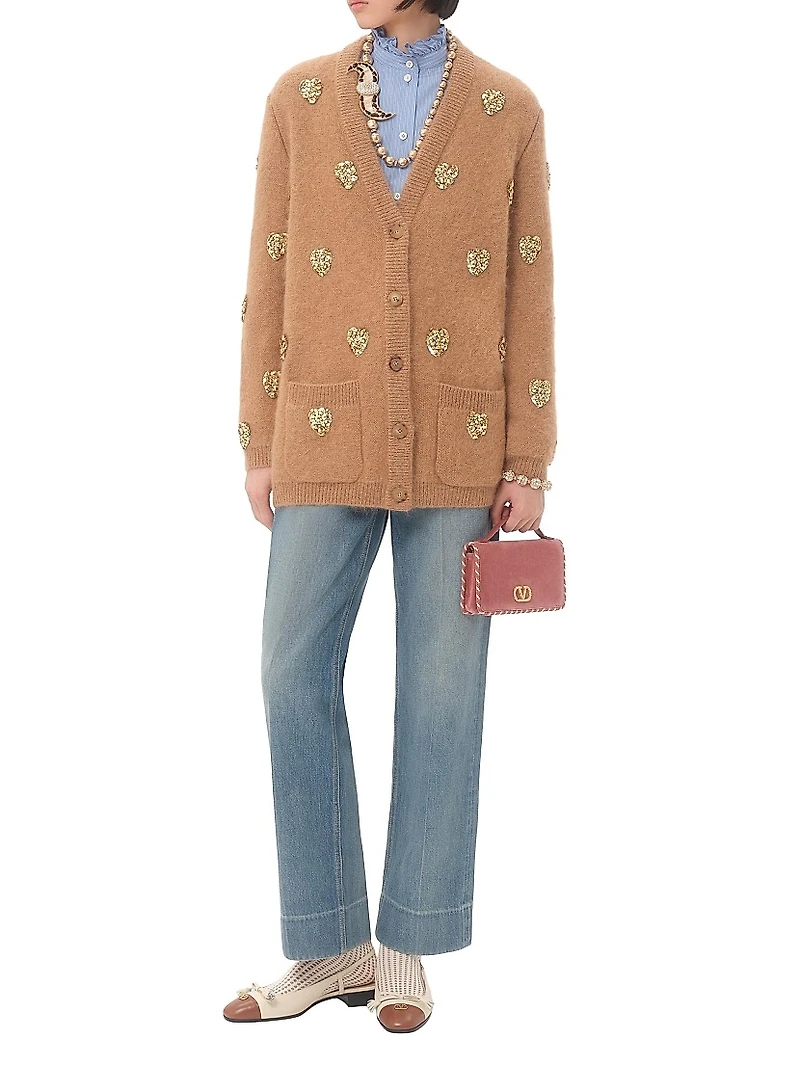 Embroidered Cardigan