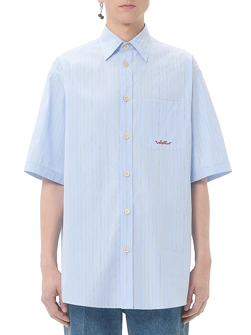 Embroidered Cotton Shirt