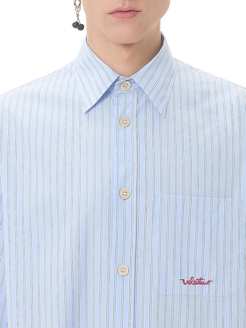 Embroidered Cotton Shirt